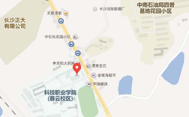 长沙叉车培训地图（乘车路线）