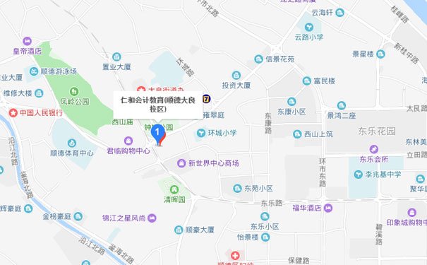 佛山顺德仁和会计培训学校乘车路线