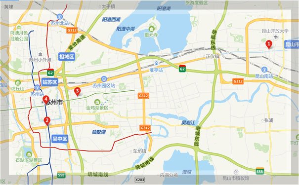 苏州仁和会计培训学校分校地址（含地图）