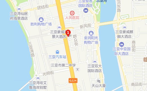 三亚恒企会计培训学校地址（含地图及乘车路线）